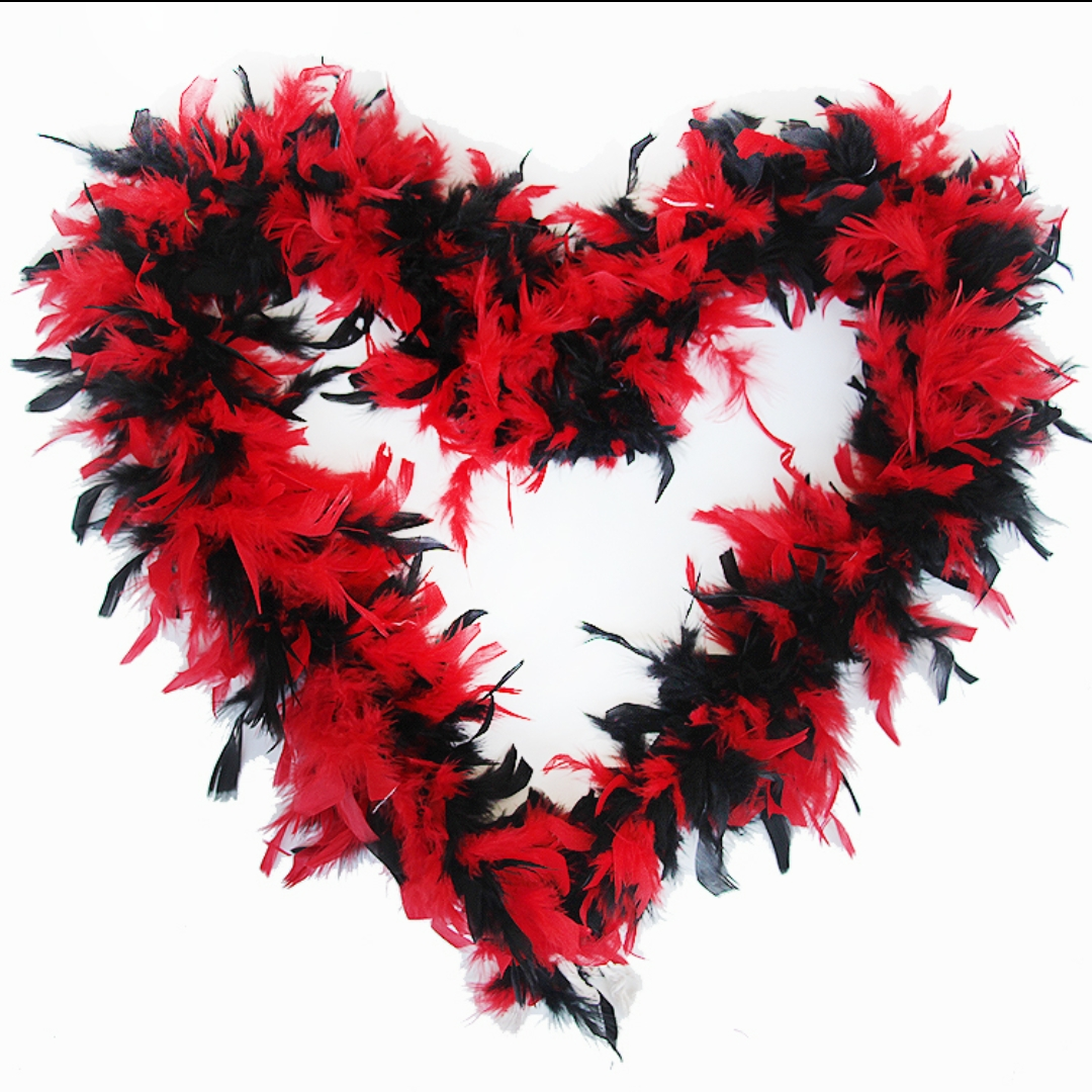 火鸡火片羽毛毛条38克两米双色