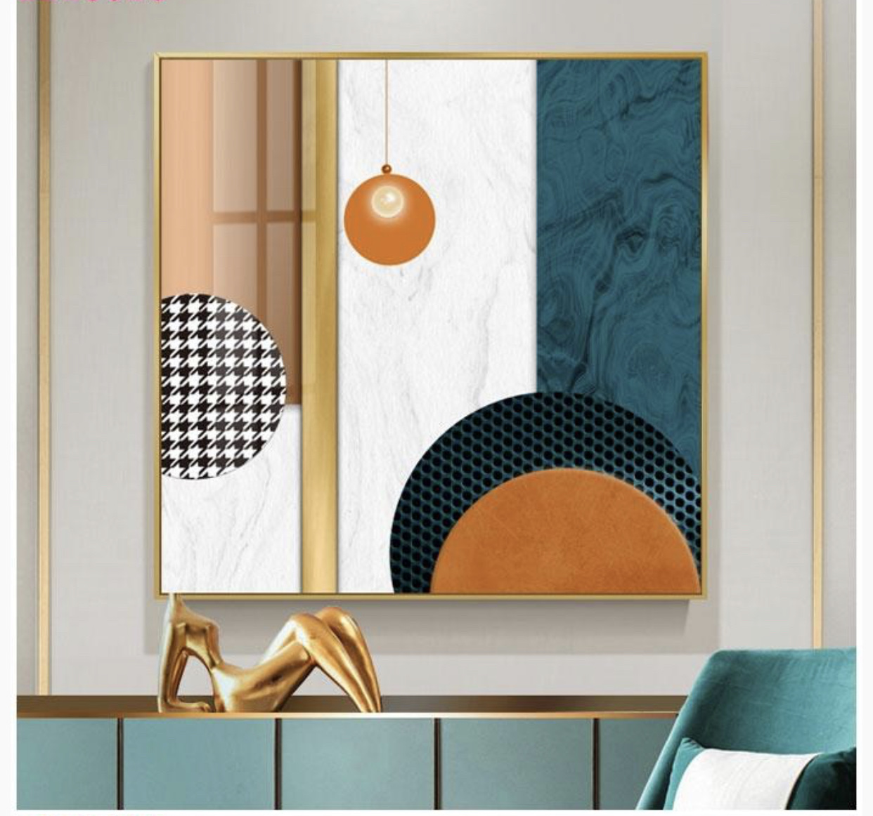 晶瓷画/画框/装饰画白底实物图