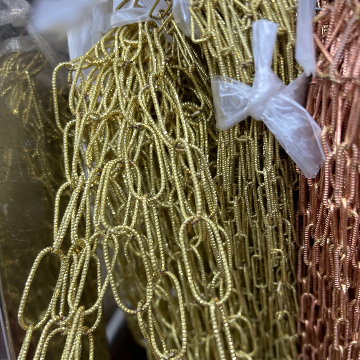 Flower thread handmade chain Specification image