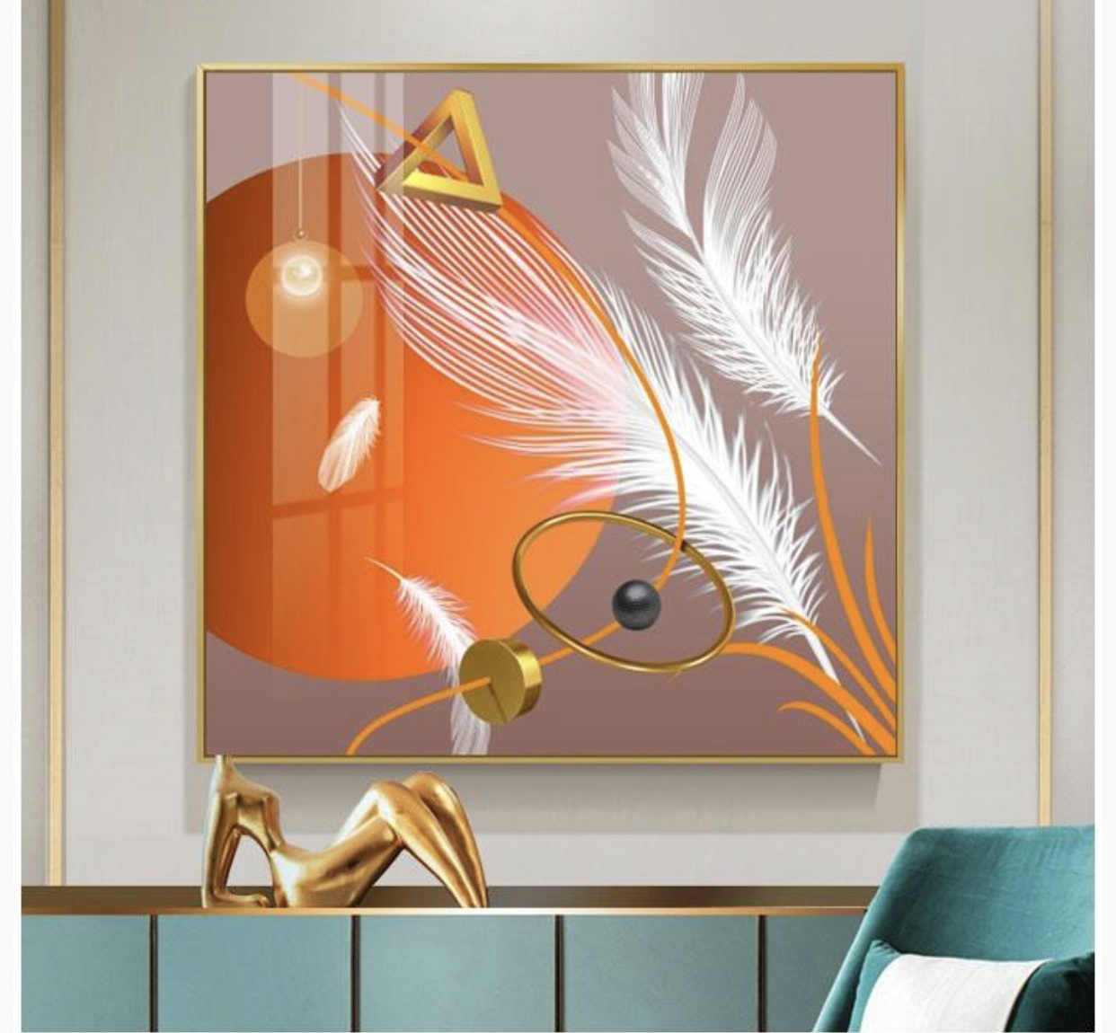 晶瓷画/画框/装饰画细节图