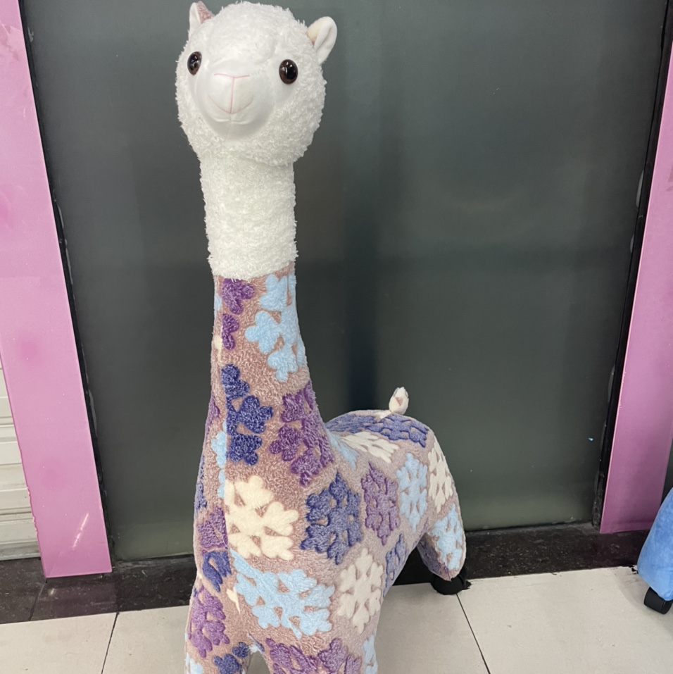 Alpaca toy stool for children