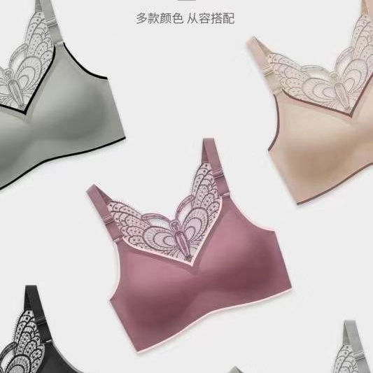 内衣女性感蕾丝无钢圈文胸舒适亲肤透气细肩带胸罩14