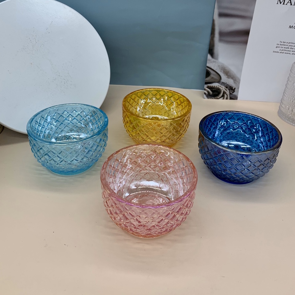 Stained glass candlestick ornament 926