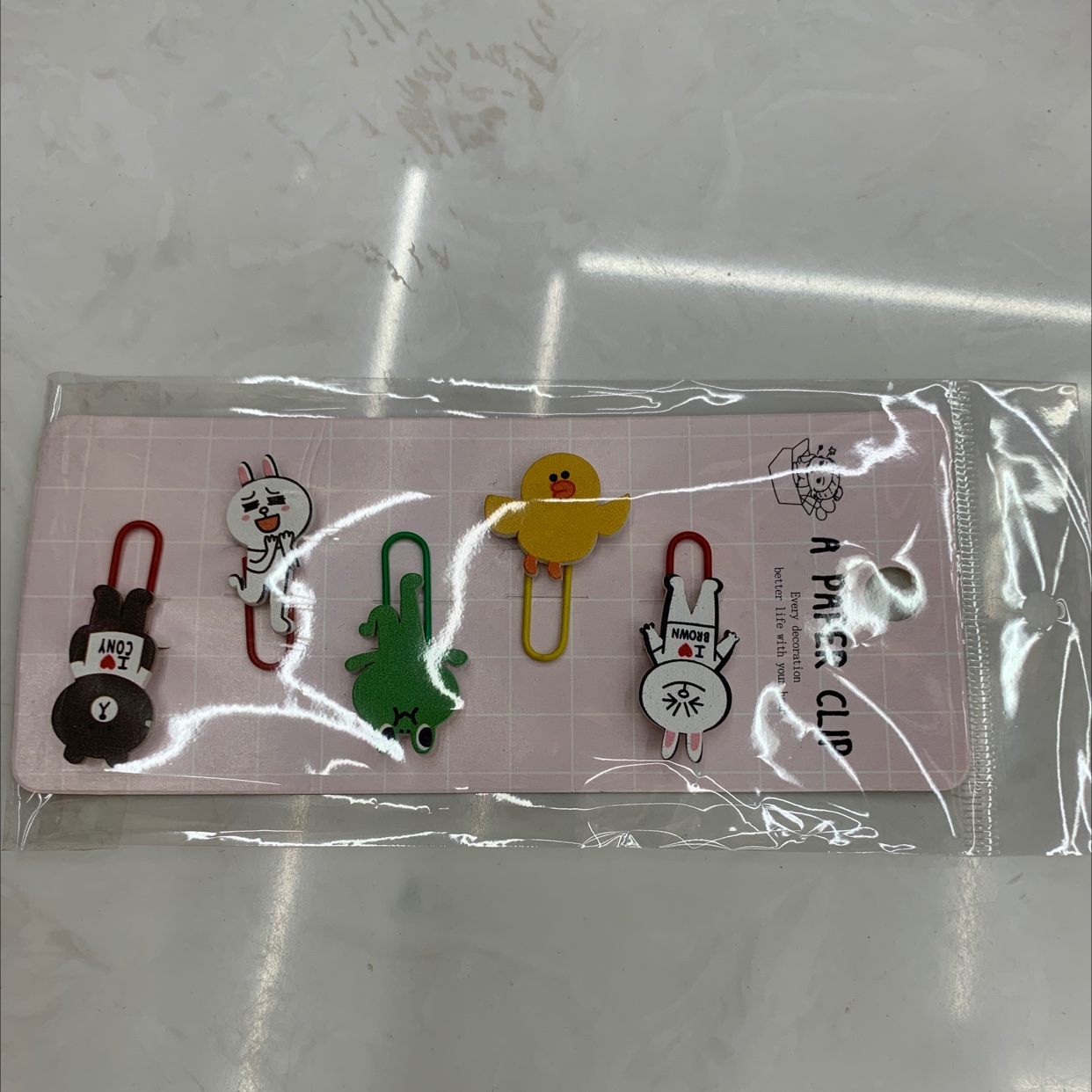 可爱的动物世界卡通书签