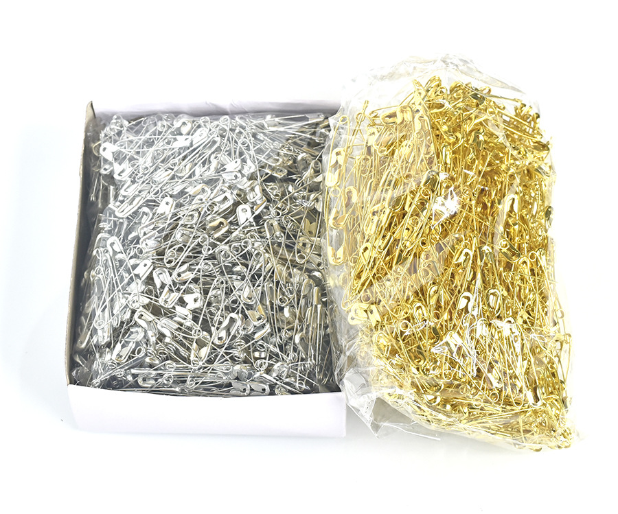 No. 3 Qinyu brand iron pin, 44cm. 500 pieces per box: gold, silver, black, old-fashioned large pins, children's safety insurance pins, clothing tags, accessories, decorative small button pins Item Picture