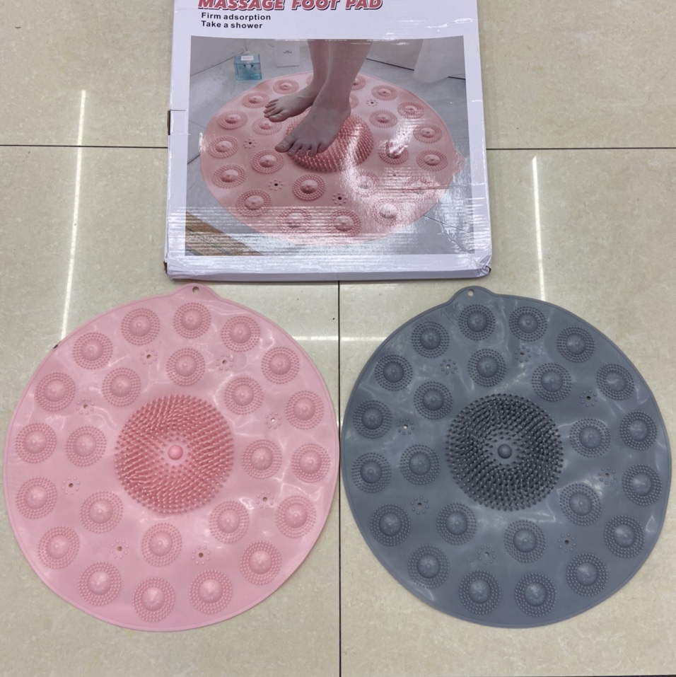 Anti-slip massage bath mat
