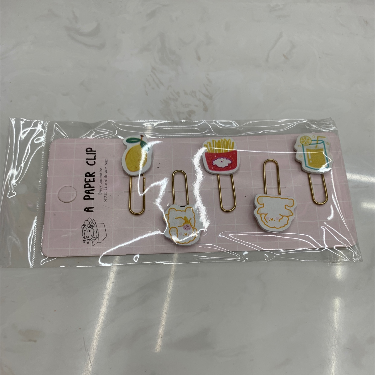 柠檬🍋系列卡通可爱的书签