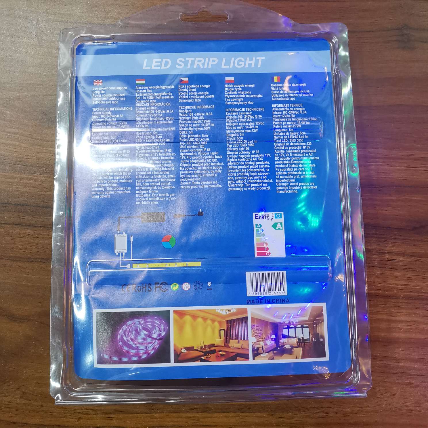 LED 灯带/LED灯带/LED照片夹白底实物图