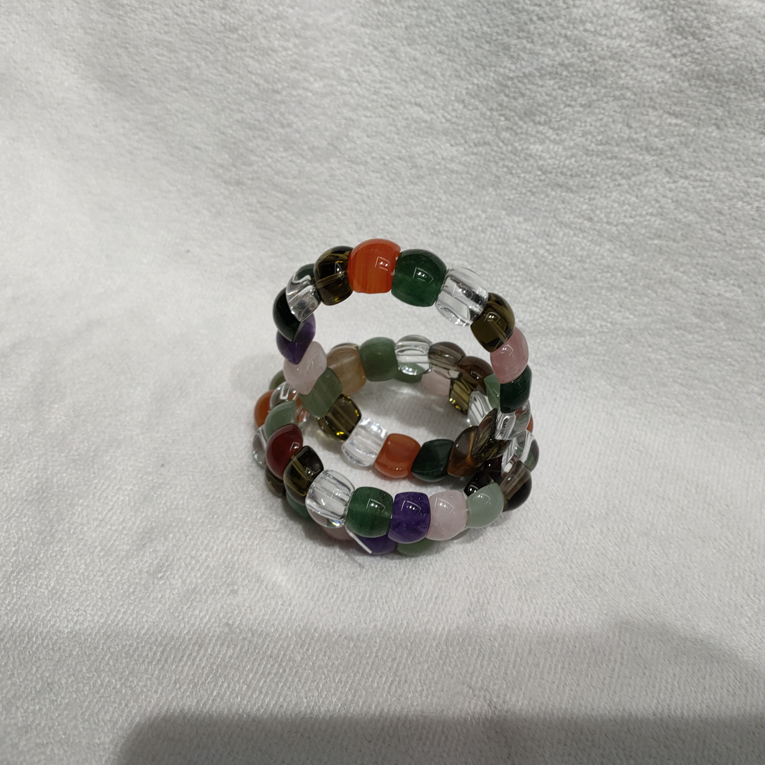 七彩混色半月形手排