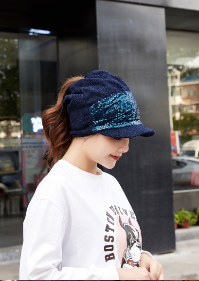 New autumn and winter style cap with a duck-tongue line Specification image