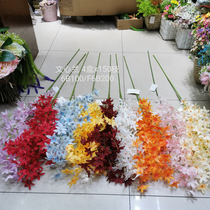 Artificial plant rattan wall hanging bundle wedding video tree modeling bonsai potted single branch cherry blossoms 9
