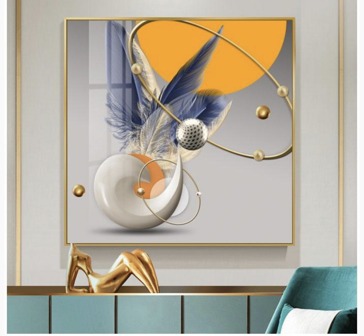 现代装饰画实物图