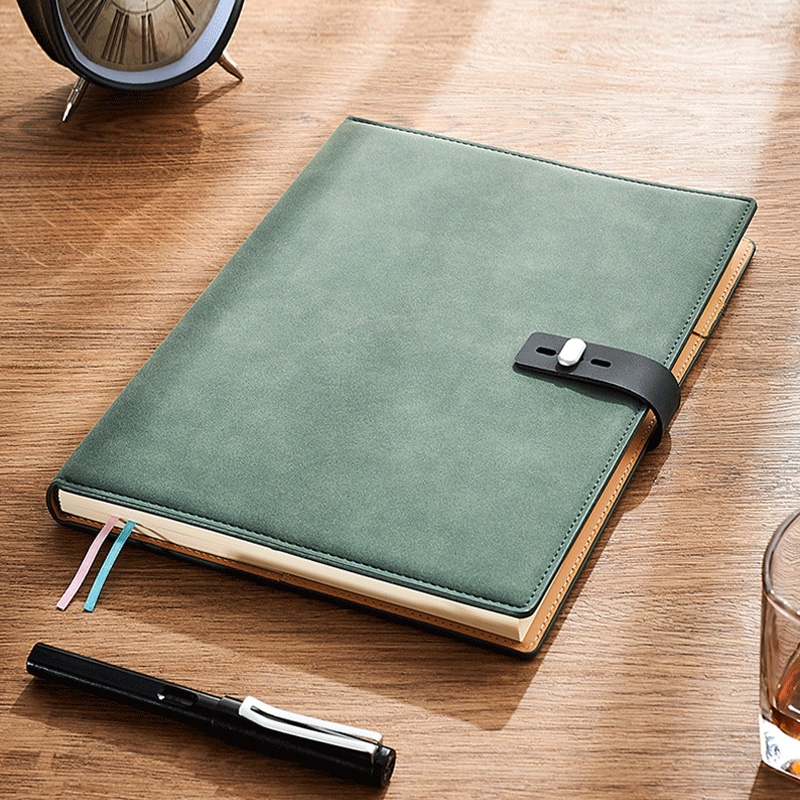 带扣年历本笔记本记事本商务本西语法语阿语等可订制logo套盒图