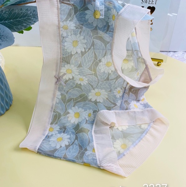 女士内裤女纯棉抗菌全棉裆夏季薄款透气少女提臀蕾丝情调短裤1