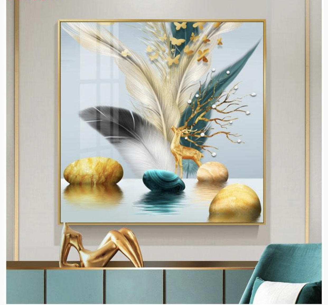 30*40 simple and creative wooden decorative picture frame display table, home decoration photo frame and picture frame Item Picture