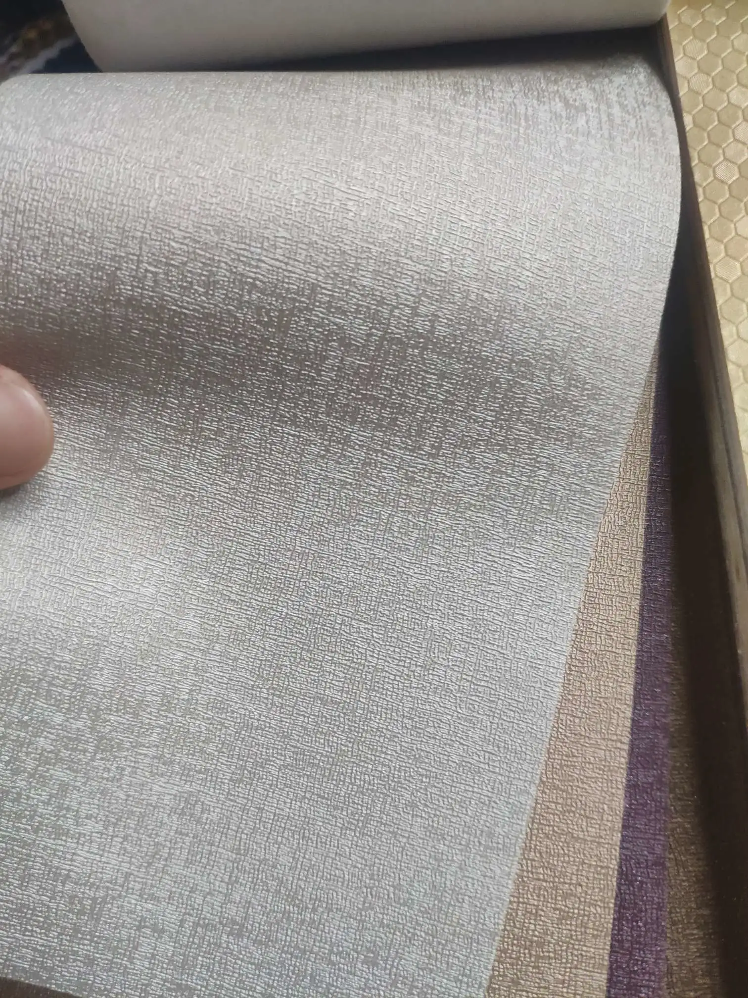Artificial leather soft and hard wrapped sliding door leather wall decorative leather fabric in stock, Ant pattern No. 1 detail image 4