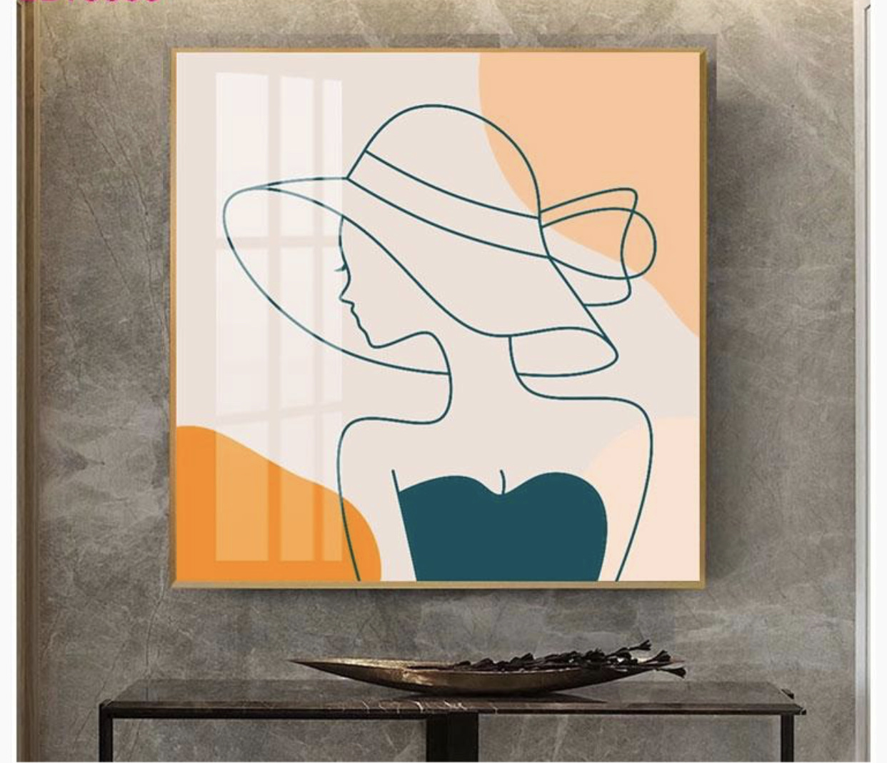 Square Morandi color series figure 70*70 detail image 3