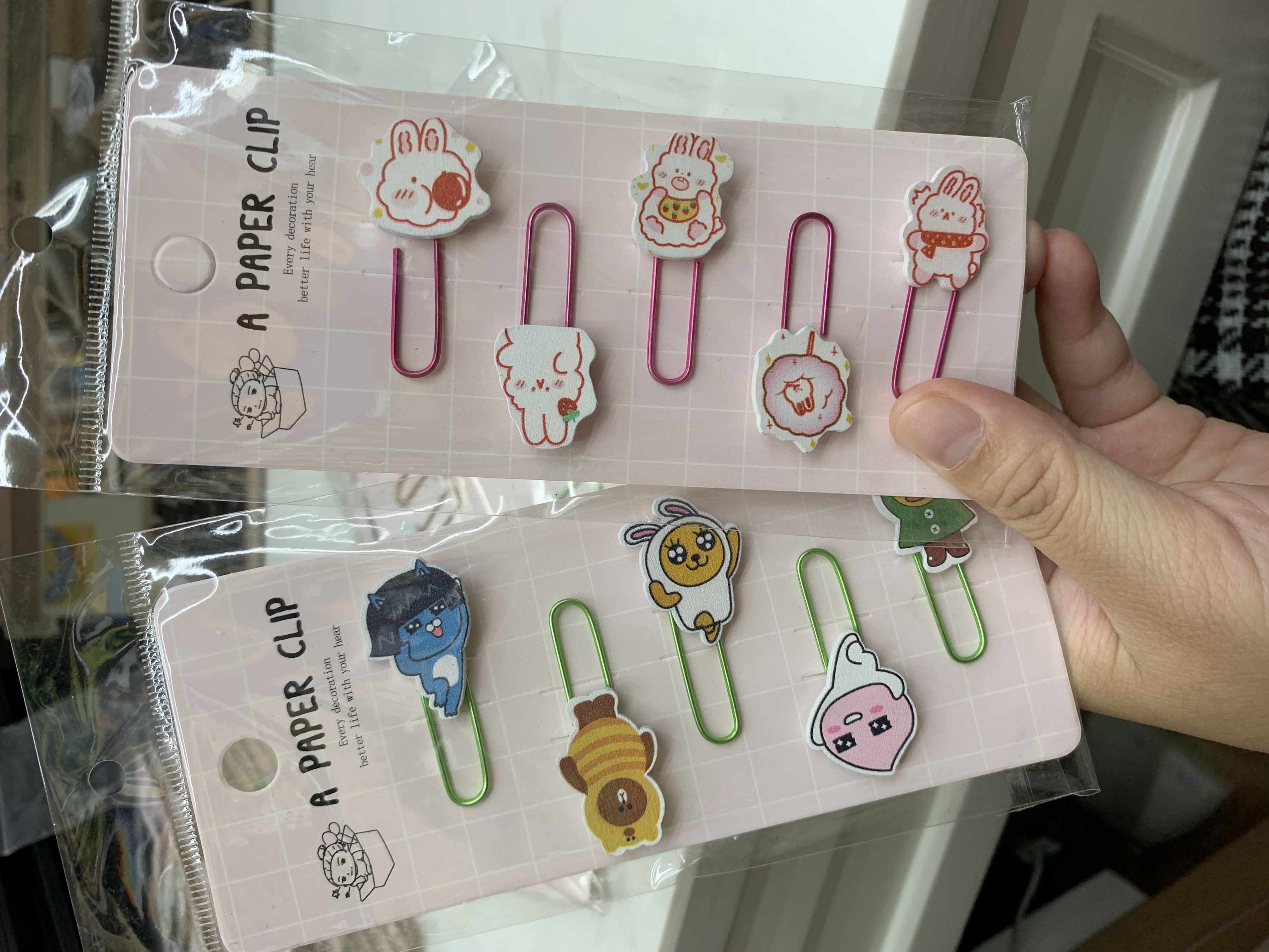 可爱的叶子+火烈鸟书签详情图4