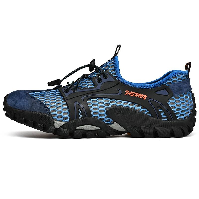 夏季男鞋透气网鞋男士户外登山鞋青少年镂空网眼鞋学生涉水溯溪鞋，39-44细节图