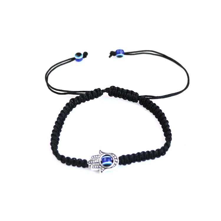 Cross-border e-commerce source creative new blue eye Evil eye red rope woven bracelet, fashionable adjustable bracelet wholesale, Hao 41350723043192115 details Picture