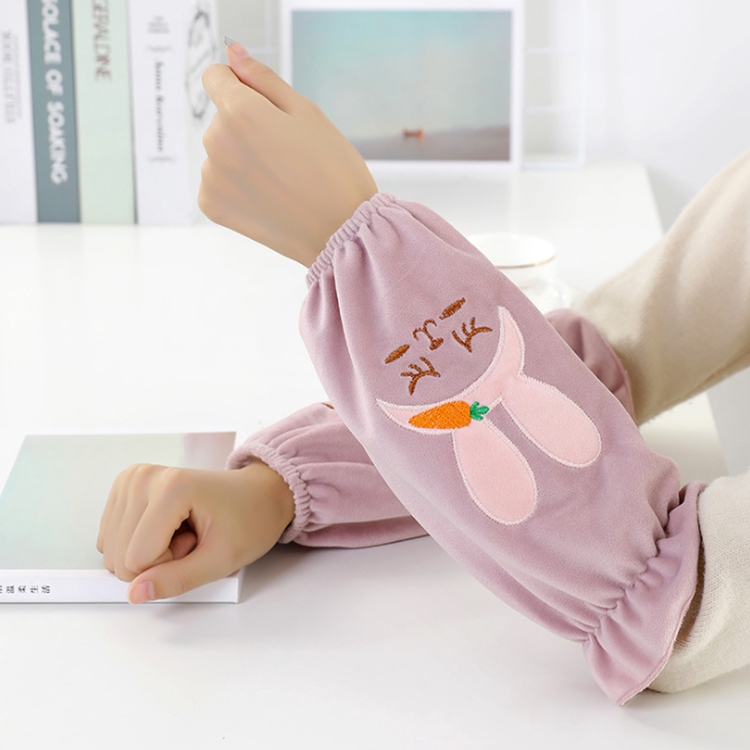 亮彩优品护袖套女短款可爱学生卡通儿童时尚韩版套袖秋冬护袖28