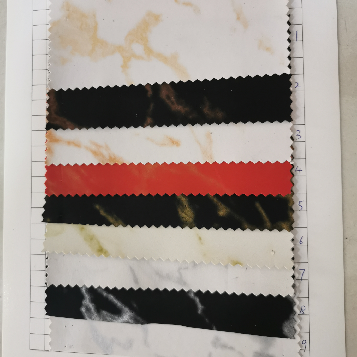 Marble matte factory direct sales of leather