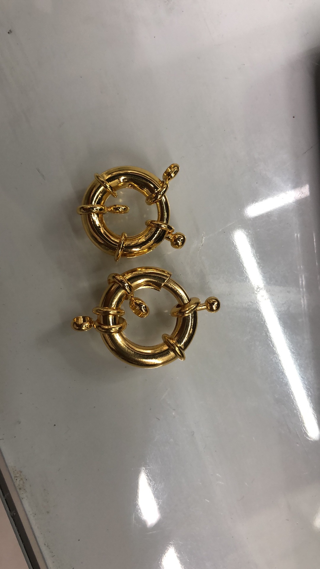 Copper necklace accessory with "Danwang Buckle" detail image 3