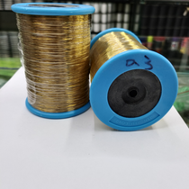 diy hairpin hairpin styling material accessories 1 kg pack half catty pack rice number large roll color preserving copper wire 1 0.3mm gold