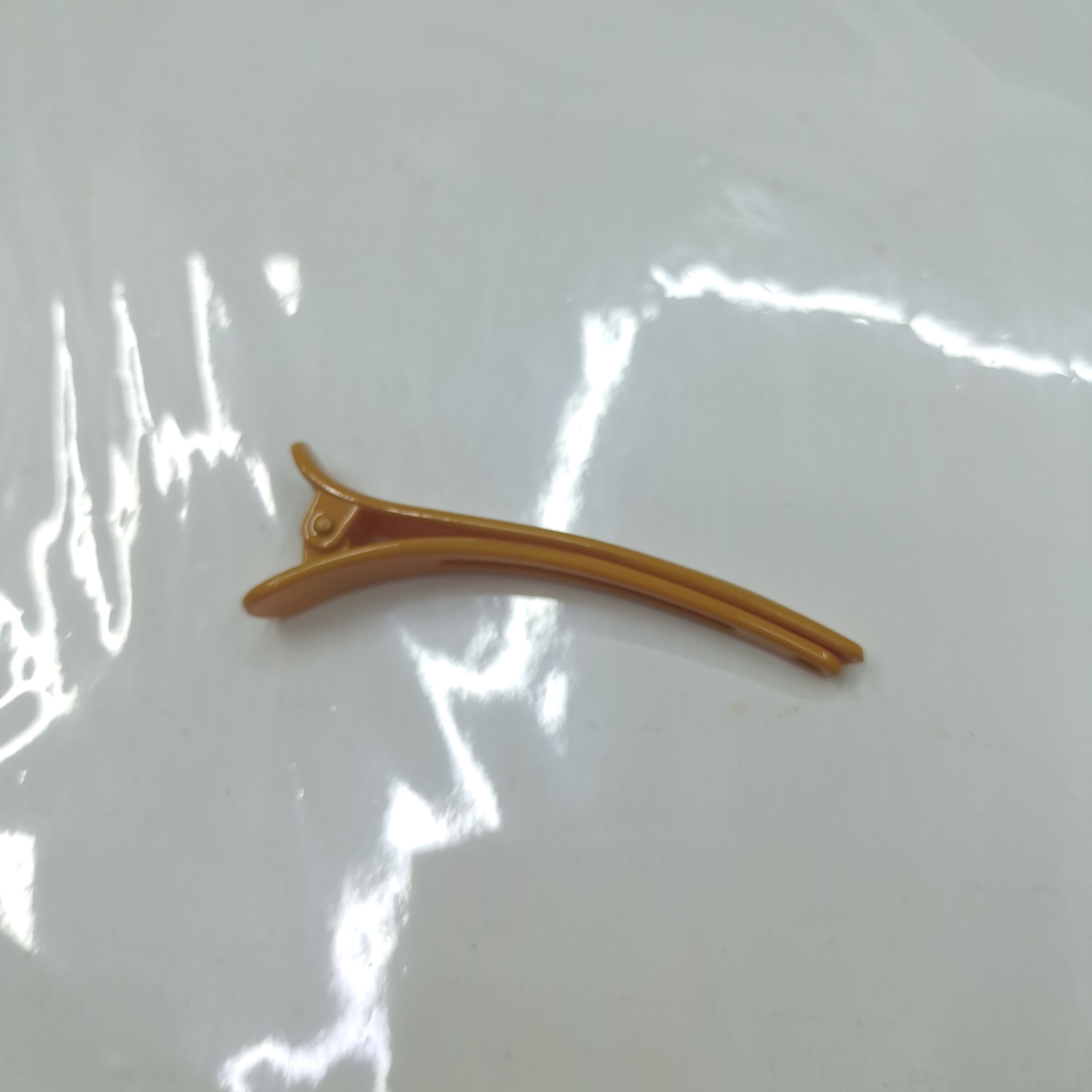 7.5公分亮漆鸭嘴夹（黄色）