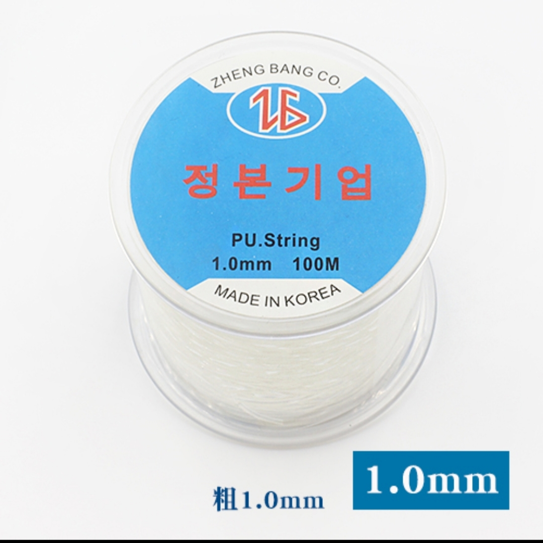 Korea imported crystal elastic thread 1.0mm100m handmade DIY bracelet beaded thread necklace material bead thread