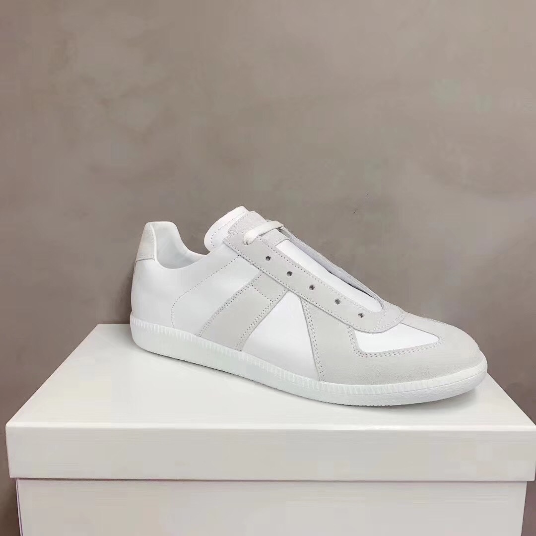 Maison Margiela Men's patchwork German Training sneakers 39 39.5 40 40.5 41 41.5 42 42.5 Specification image