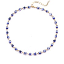 Amazon cross-border Europe and the United States popular demon eyes necklace Female evil eyes personality creative trend necklace 41500723041925583 Hao Hao