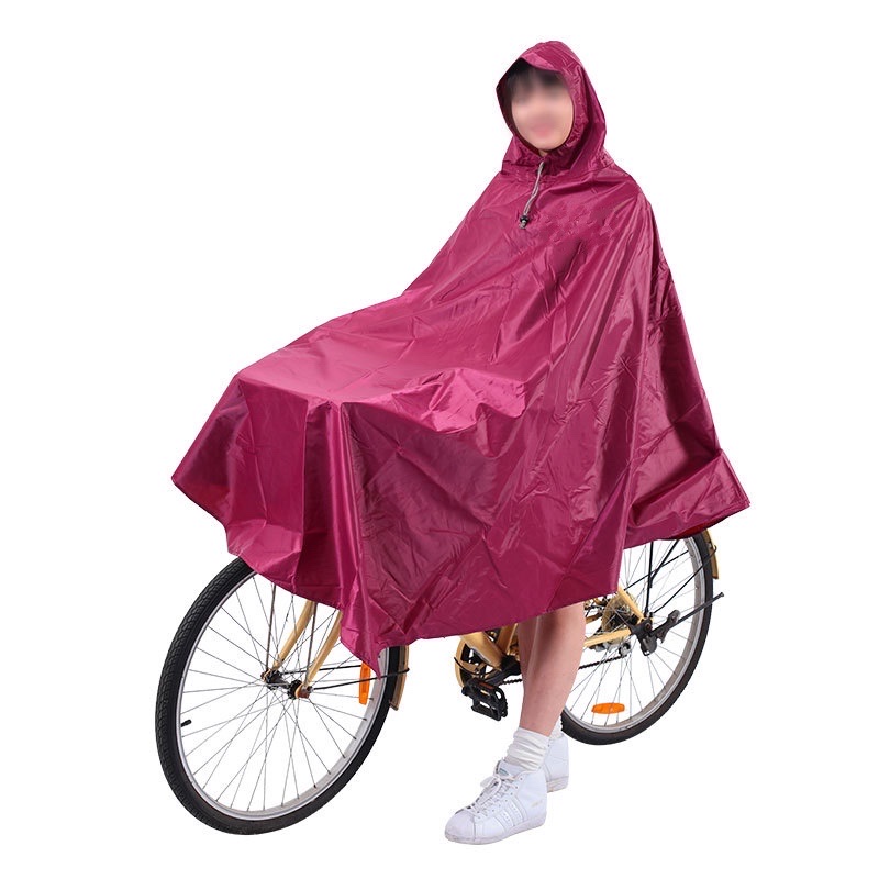 Electric battery motorcycle bicycle raincoat, long full-body single person, enlarged and thickened summer raincoat to protect against heavy rain Specification image