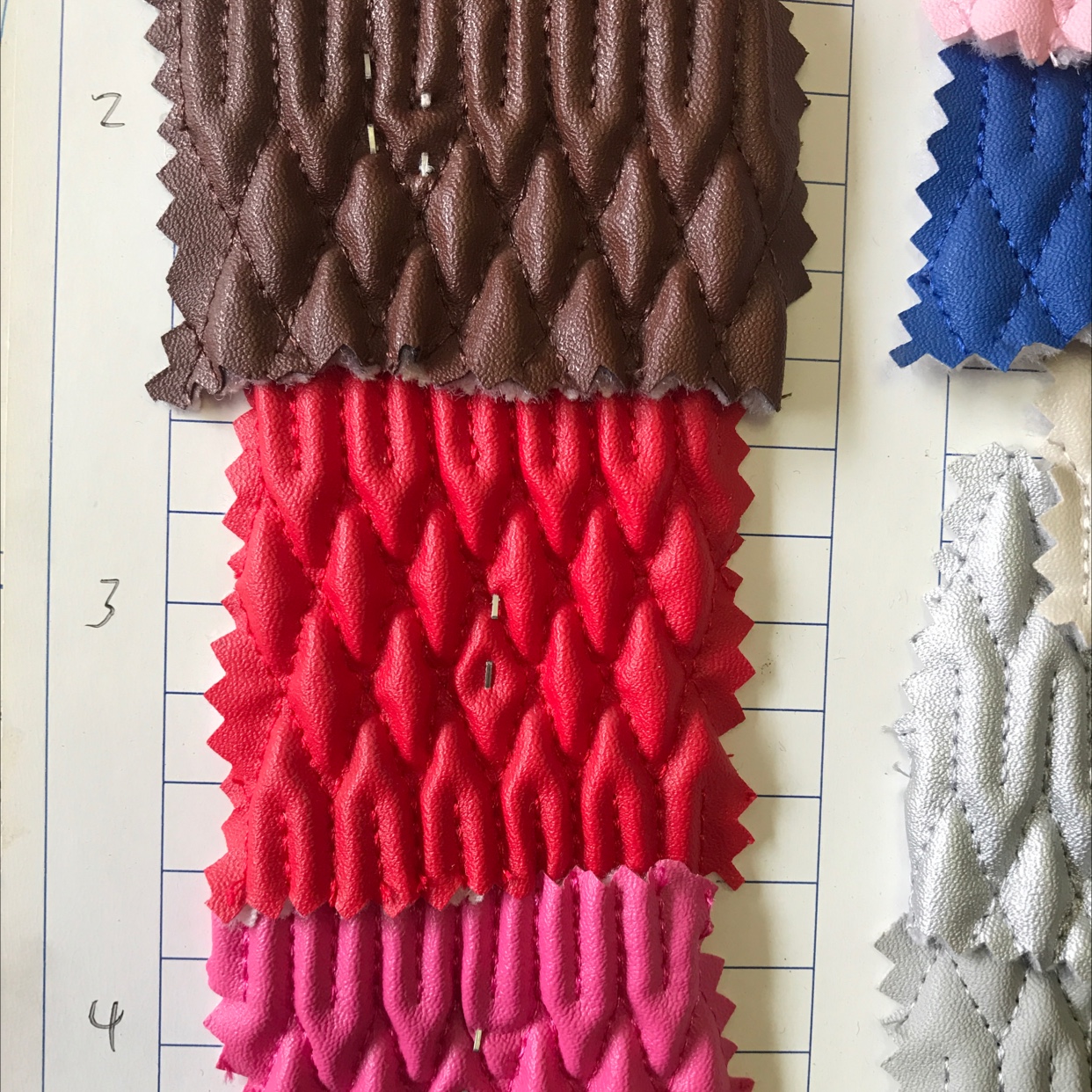 水洗荔枝方格桃心厂家直销爆款03