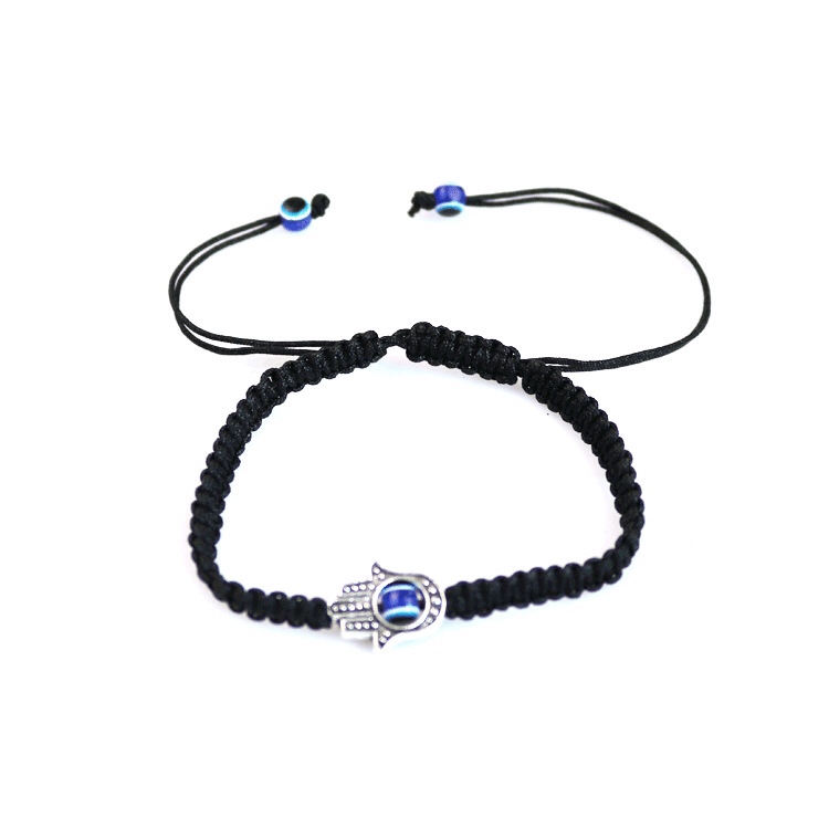 Cross-border e-commerce source creative new blue eye Evil eye red rope woven bracelet, fashionable adjustable bracelet wholesale, Hao 41350723043192115