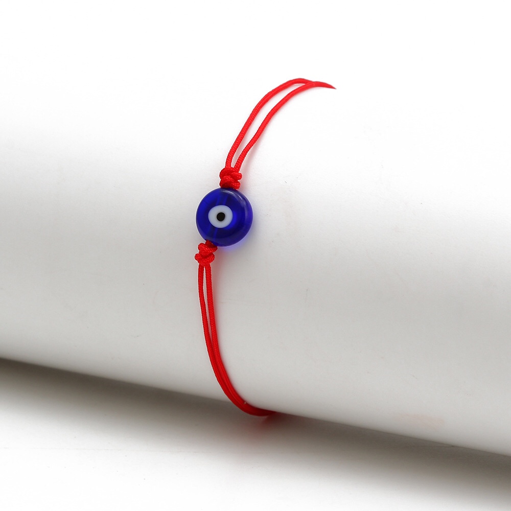 New red string friendship bracelet for men and women, "The Devil's Eye" bracelet, 2-yuan store, street stall sale, cross-border supply, 41350723040214314, Haohao Accessories