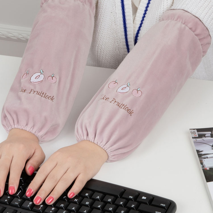 亮彩优品护袖套女短款可爱学生卡通儿童时尚韩版套袖秋冬护袖16