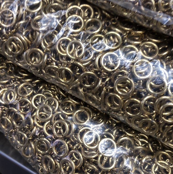Copper necklace accessory with "Danwang Buckle"