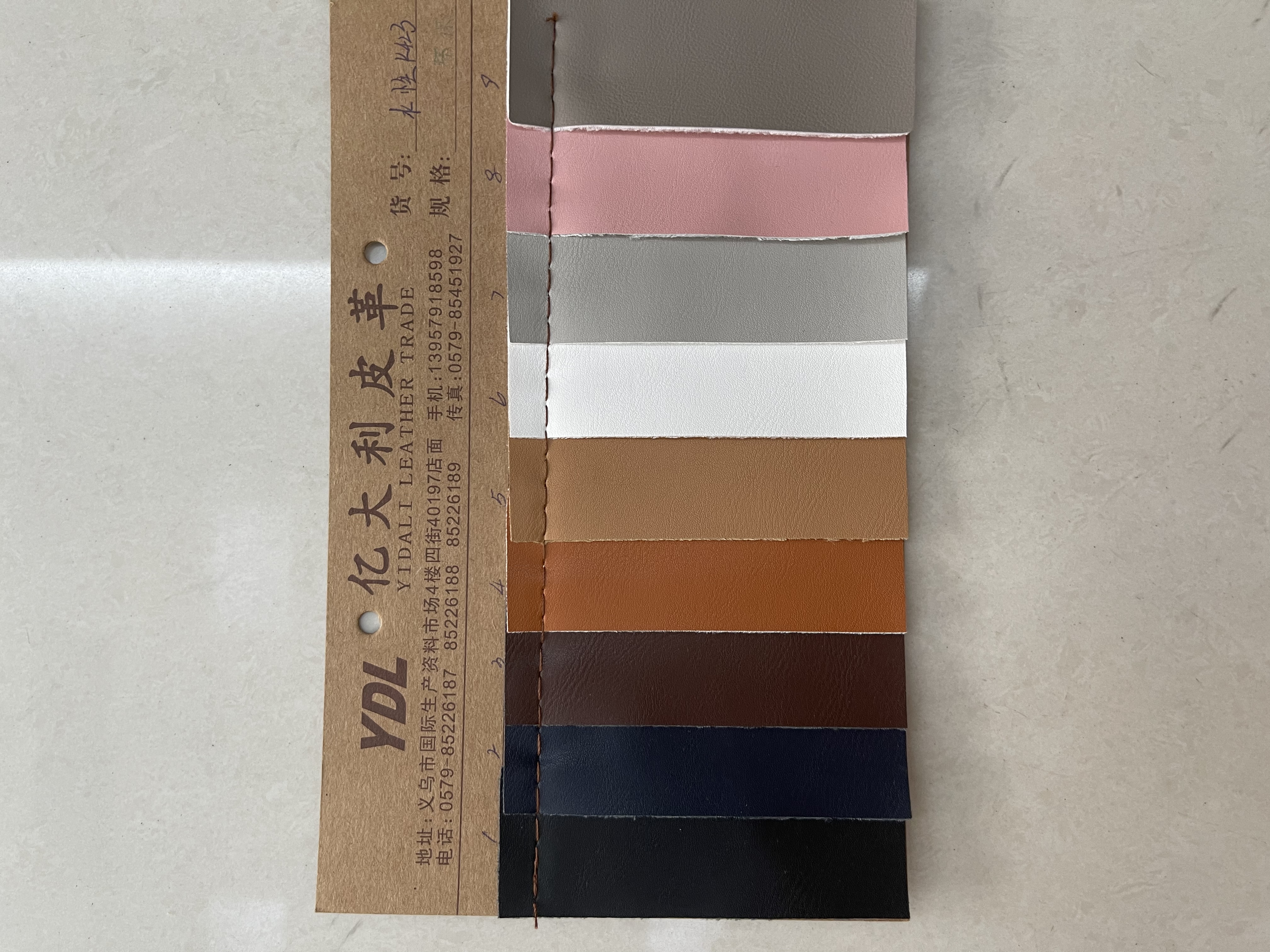 水性K423大量现货高中低档皮革面料厂家直销热销新款!产品图