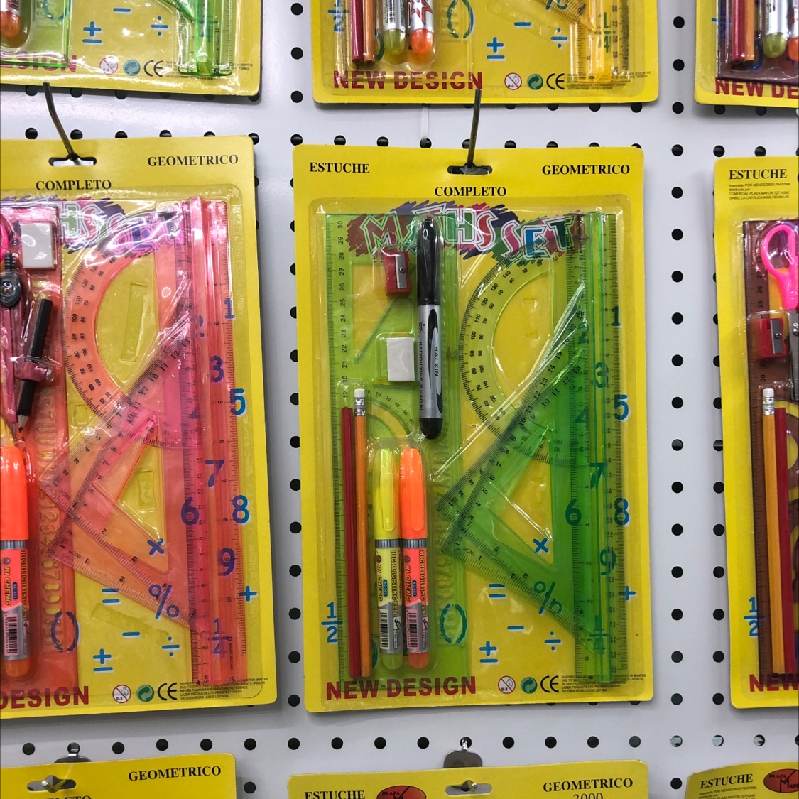 尺子荧光棒吸卡套装产品图