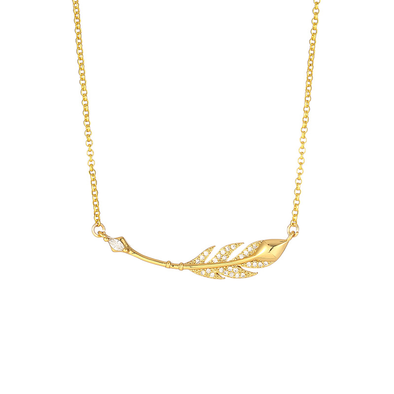 Microinset zircon necklace A Gothic wind necklace telescopic adjustable necklace manufacturers direct sales 3