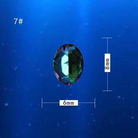 美甲饰品异形钻平底混装网红爆款AB彩香槟色超闪水钻日式指甲饰品1849