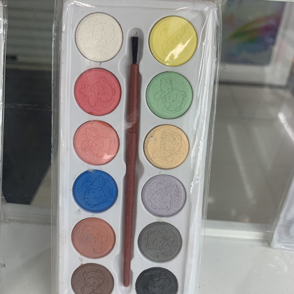 凯迪思画材用品  水彩颜料画板彩色画板儿童画画工具2014颜料