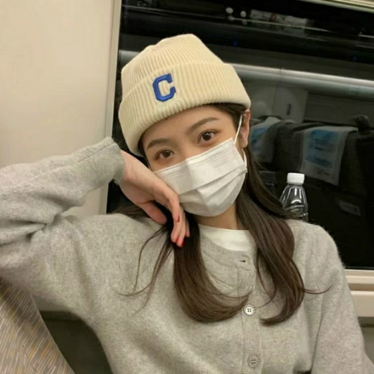 锦鸿帽业秋冬新款男士帽女士帽帽子户外时尚潮流针织帽b2