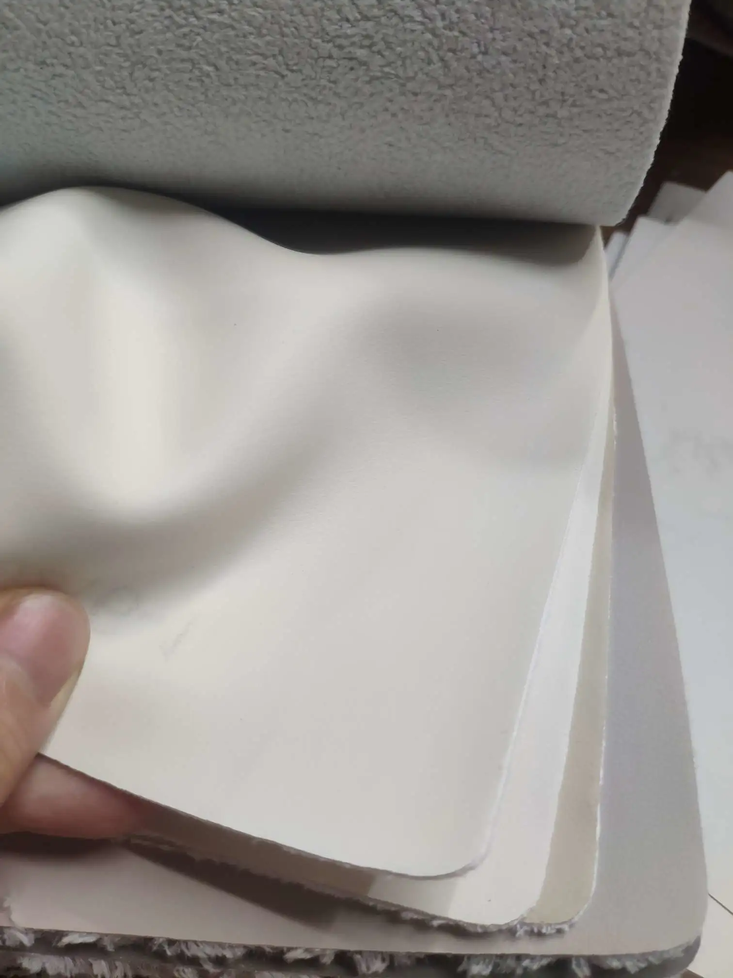 Artificial leather soft and hard wrapping sliding door leather wall decorative leather fabric in stock, sofa leather imitation super No. 6 detail image 5
