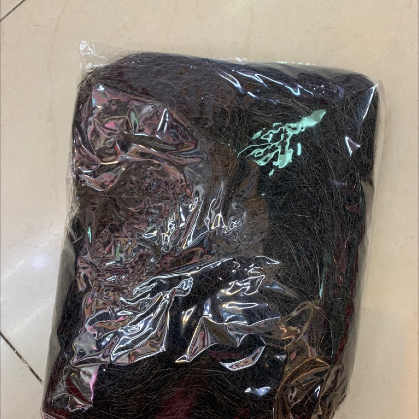 天然环保材质彩色022黑色麻丝喜糖红酒礼盒高档包装填充材料图