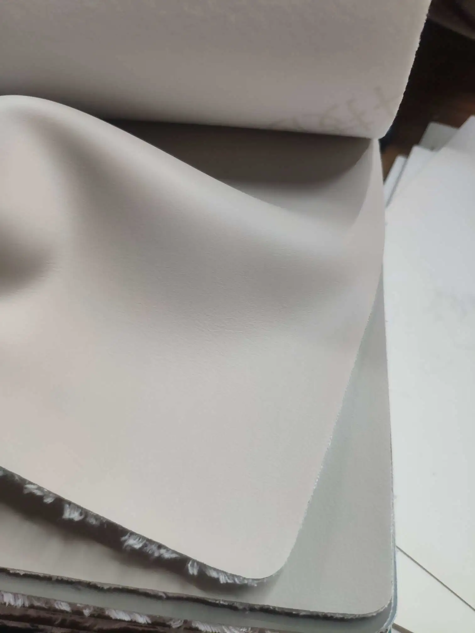 Artificial leather soft and hard wrapping sliding door leather wall decorative leather fabric in stock, sofa leather imitation super No. 6 detail image 3