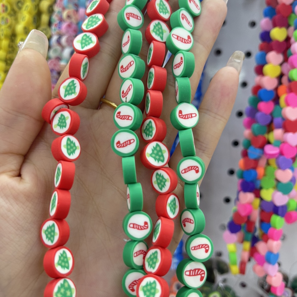 Sliced Christmas Simple And Elegant Snow Yao Jewelry Accessories, Popular Diy Eco-Friendly Material Handcrafted Beads