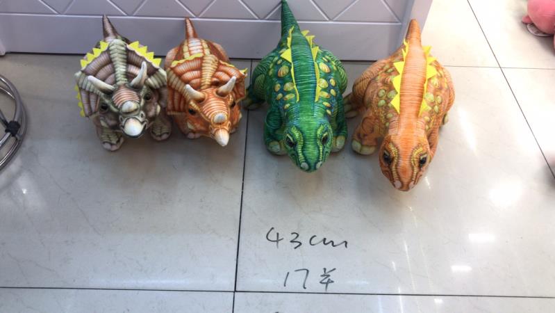 Direct sales of high-quality plush toys made of realistic large dinosaurs from the manufacturer detail image 1