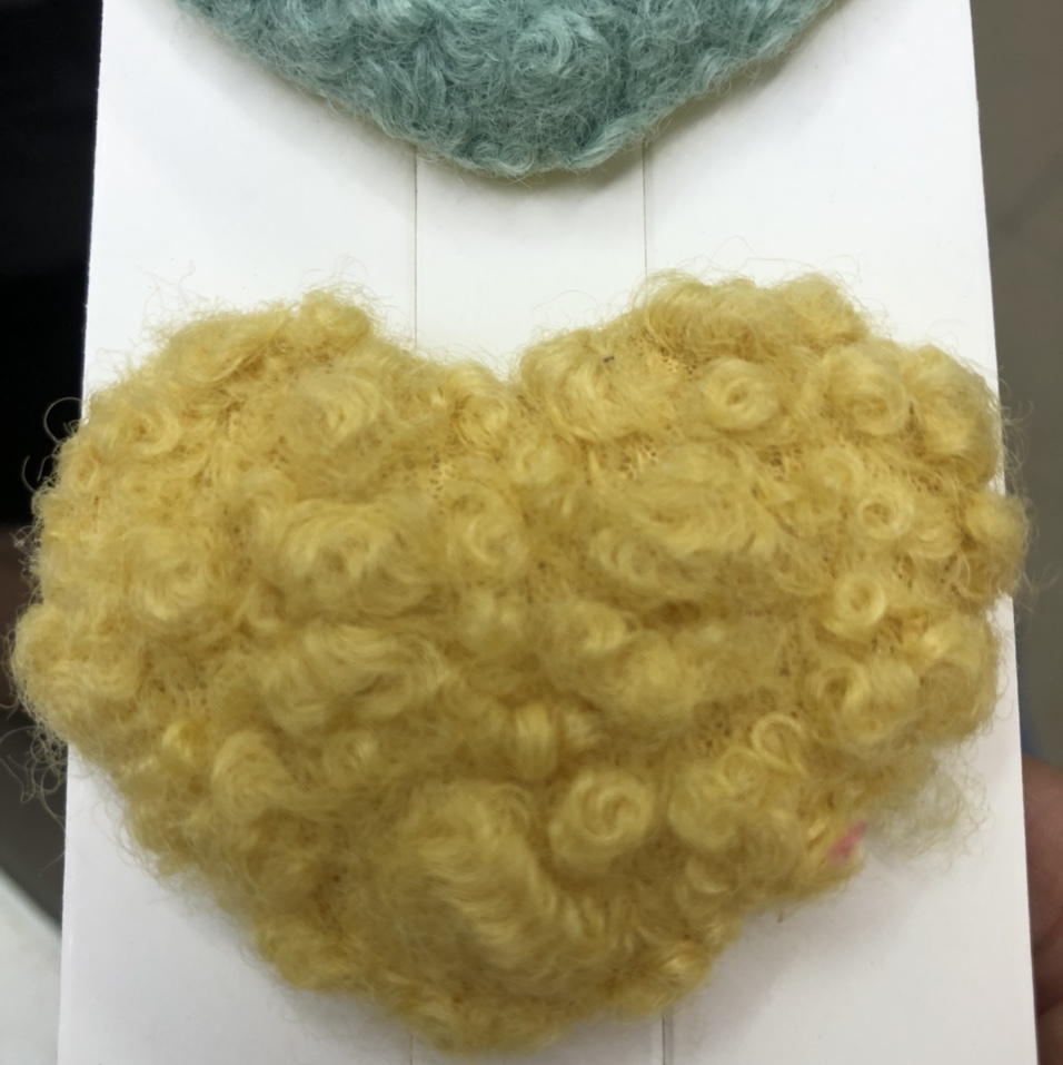 Curly heart 10 Stylish Autumn and Winter plush flower duckbill Sandwich New forest-themed